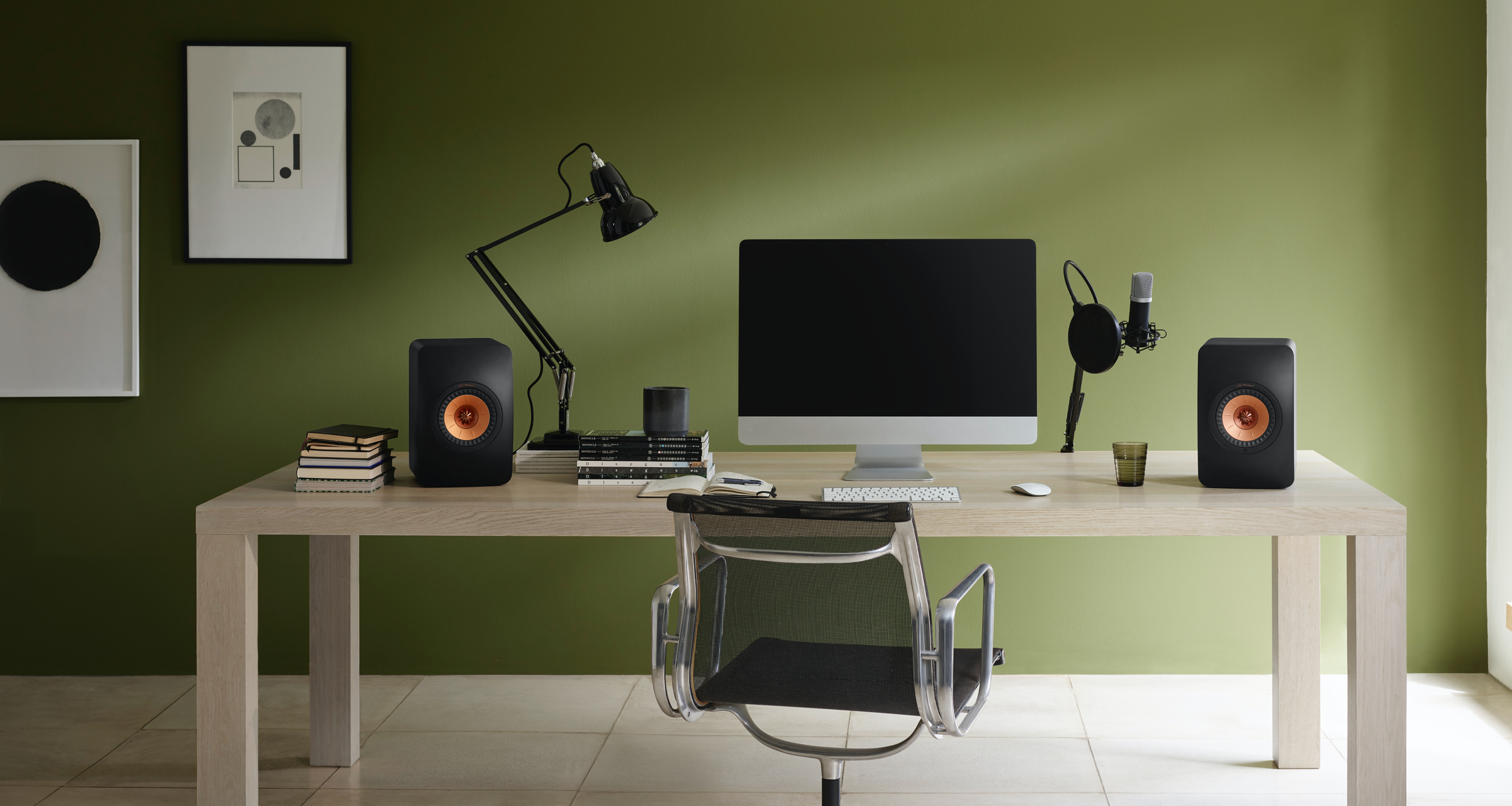 KEF LS50 Wireless II Active Bookshelf Speakers KEF LS50W II LS50W 2 (FOC installation)