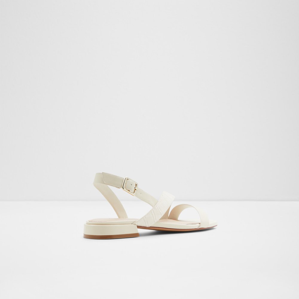 ALDO EDARDONI Women Round Toe Buckle Closure Two Piece Heeled Sandal