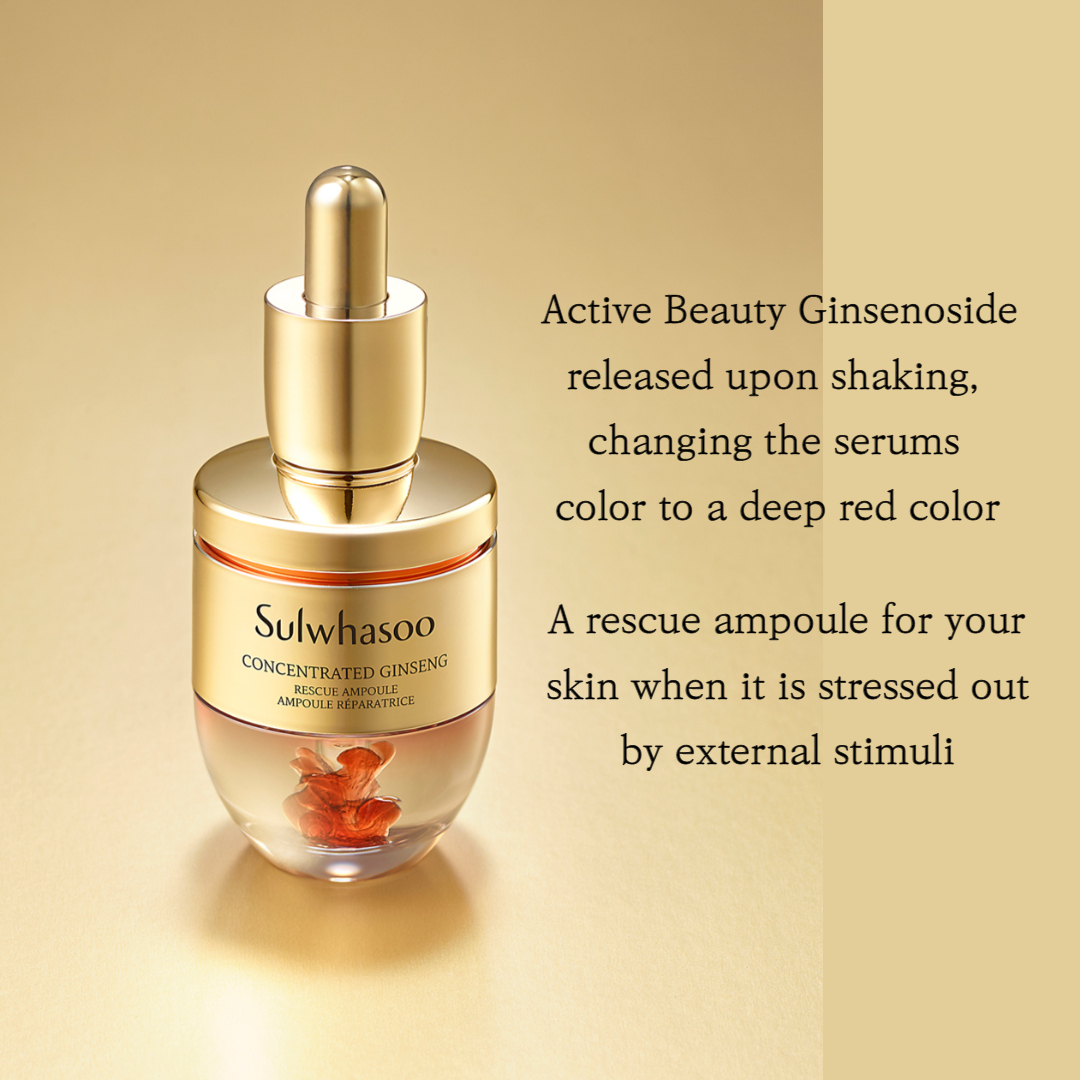 [Sulwhasoo][2021 NEW] Concentrated Ginseng Rescue Ampoule 1ml (24ea SAMPLE)