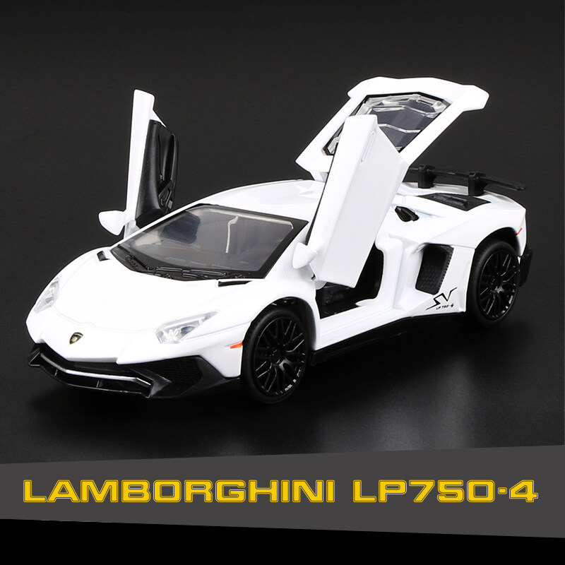 LEO 1:32 Lamborghini LP750-4 diecast Alloy car model toys for boys cars toys for kids car for kids