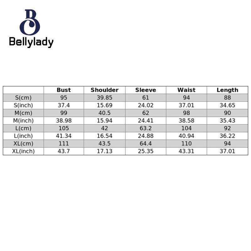 BellyLady Women V-neck Dress Solid Color Long Sleeves Pullover A-line Skirt Casual Ruffled Pleated Dress