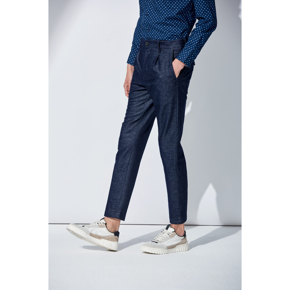 G2000 Men Smart Fit Elastic Waist Band Cropped Pants