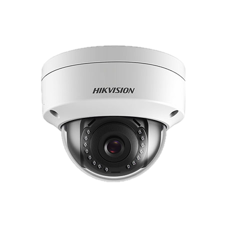 Hikvision 2MP IR Fixed Network Dome Camera (1920 × 1080 20fps, IP67, IK10, 30M IR Range, 2.8mm Fixed Lens)