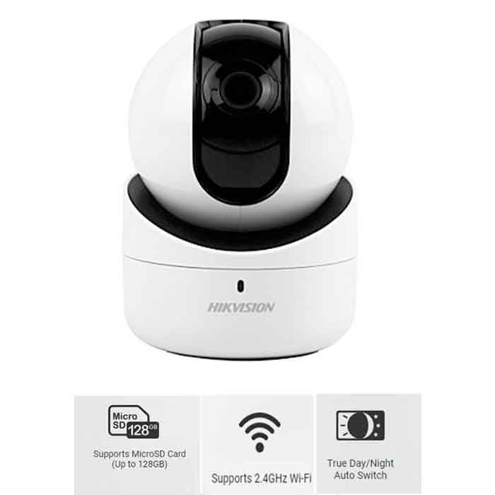 Hikvision 4MP IR Network Bullet PoE IP Camera (2.8mm) DS-2CD1043G0-I